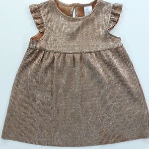 H&M Baby Girl Golden Dress